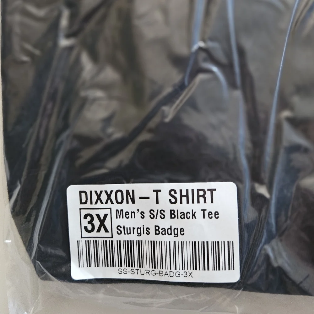 Genuine Dixxon Flannel Co Sturgis SD Badge Black Tee T-shirt XL 2XL 3 XL - Picture 6 of 6